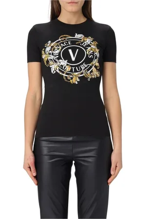 VERSACE Donna, Top, Nero, L, new