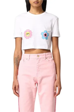 Chiara Ferragni Donna, Top, Bianco, L, new