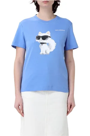 Karl Lagerfeld Donna, Top, Blu, S, new