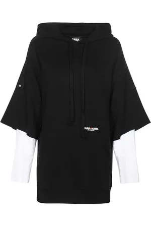 Karl Lagerfeld Donna, Felpe, Nero, XS, new