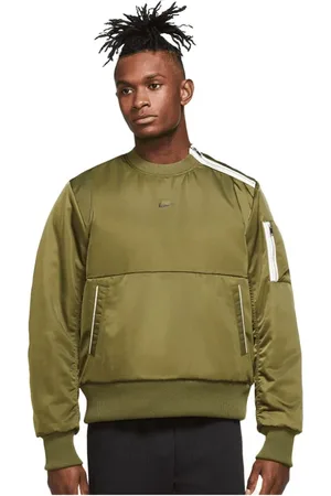 Nike Uomo, Felpe, Verde, L, new