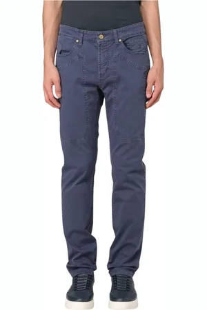 Jeckerson Uomo, Pantaloni, Blu, W38, new