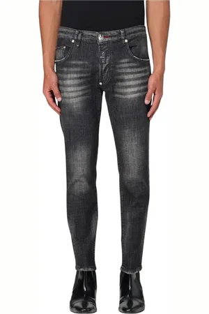 Philipp Plein Uomo, Jeans, Nero, W33, new