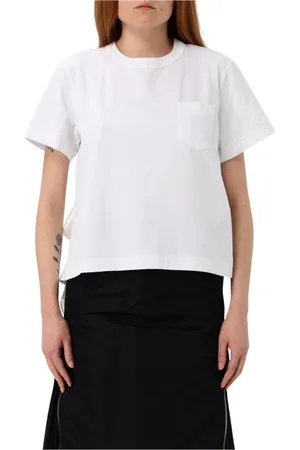 SACAI Donna, Top, Bianco, L, new