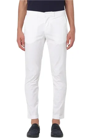 FAY Uomo, Pantaloni, Bianco, W36, new