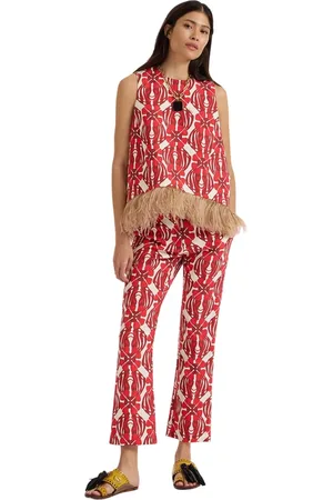 La DoubleJ Donna, Pantaloni, Rosso, XL, new