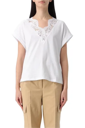 Twin-Set Donna, Top, Bianco, 2Xl, new