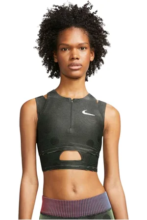 Nike Donna, Top, Verde, L, new