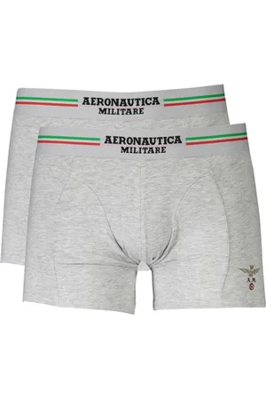 Aeronautica Militare Uomo, Mutande, Grigio, M, new