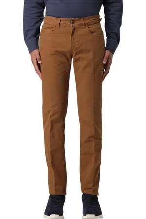 FAY Uomo, Pantaloni, Marrone, W36, new