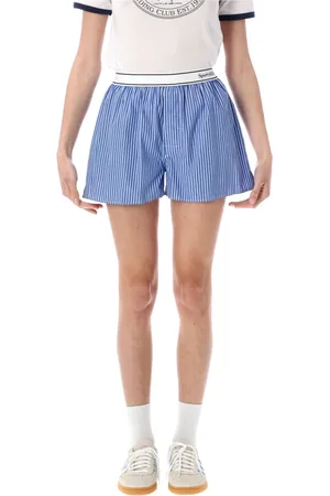 Sporty & Rich Donna, Pantaloncini, Blu, M, new