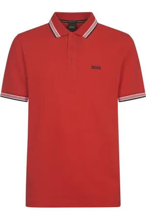 HUGO BOSS Uomo, Top, Rosso, M, new