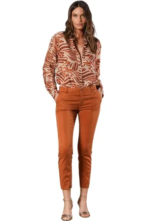 Masons Donna, Pantaloni, Rosso, M, new