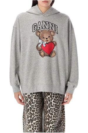 Ganni Donna, Felpe, Grigio, L, new