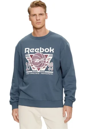 Reebok Uomo, Felpe, Blu, L, new
