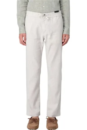 HUGO BOSS Uomo, Pantaloni, Bianco, W36, new