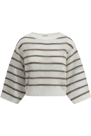 Brunello Cucinelli Donna, Maglie, Grigio, L, new