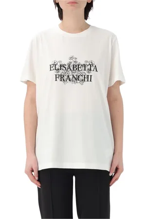 Elisabetta Franchi Donna, Top, Bianco, M, new