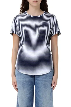 Brunello Cucinelli Donna, Top, Blu, 2Xl, new