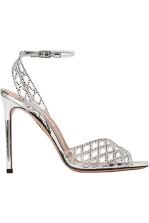 Aquazzura Donna, Scarpe, Grigio, 40 EU, new
