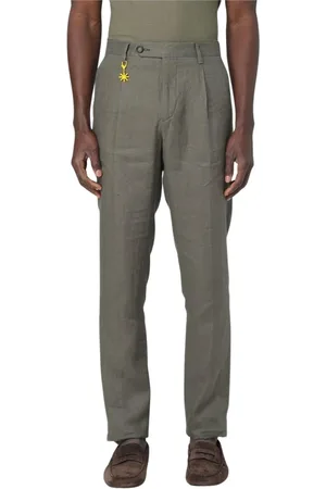 Manuel Ritz Uomo, Pantaloni, Verde, L, new