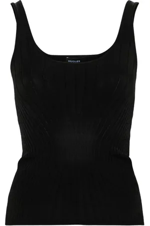 MUGLER Donna, Top, Nero, S, new