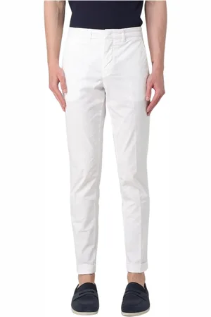 FAY Uomo, Pantaloni, Bianco, W38, new