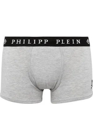 Philipp Plein Uomo, Mutande, Grigio, M, new