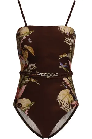 ZIMMERMANN Donna, Costumi da bagno, Marrone, M, new