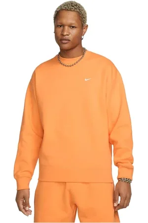 Nike Uomo, Felpe, Arancione, M, new
