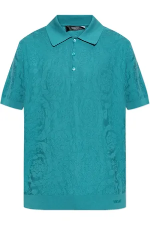 VERSACE Uomo, Top, Blu, XL, new