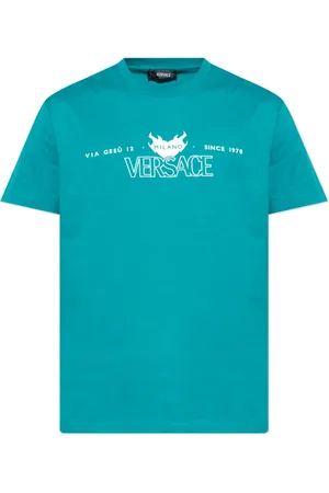 VERSACE Uomo, Top, Blu, XL, new