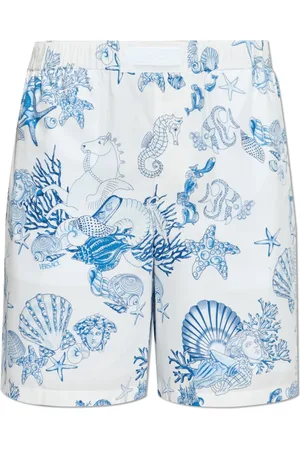 VERSACE Uomo, Pantaloncini, Blu, XL, new