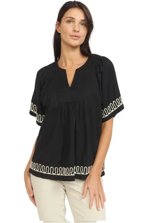 2-Biz Donna, Camicette , Nero, M, new