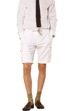 Masons Uomo, Pantaloncini, Bianco, M, new