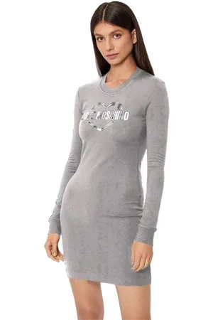 Moschino Donna, Abiti, Grigio, XS, new