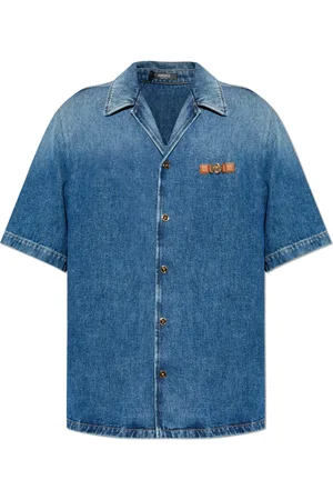 VERSACE Uomo, Magliette, Blu, L, new