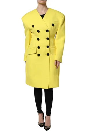 Dolce & Gabbana Donna, Cappotti, Giallo, XS, new