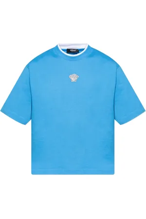 VERSACE Uomo, Top, Blu, XL, new