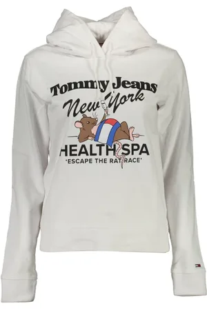 Tommy Hilfiger Donna, Felpe, Bianco, XL, new