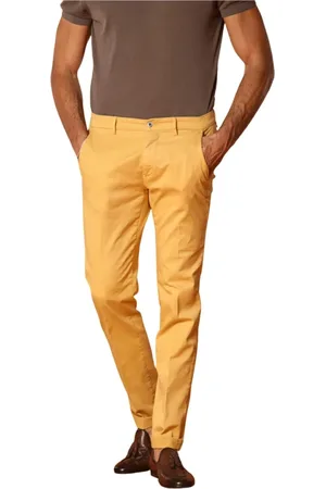 Masons Uomo, Pantaloni, Giallo, 3Xl, new