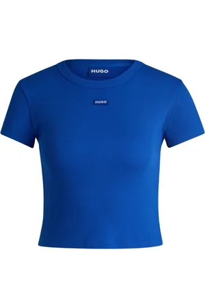 HUGO BOSS Donna, Top, Blu, M, new