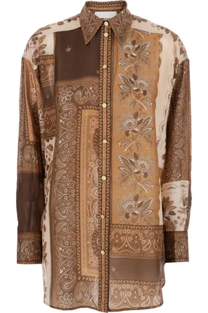 ZIMMERMANN Donna, Camicette , Marrone, S, new