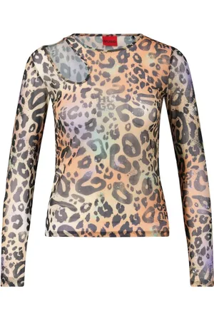 HUGO BOSS Donna, Top, Marrone, M, new