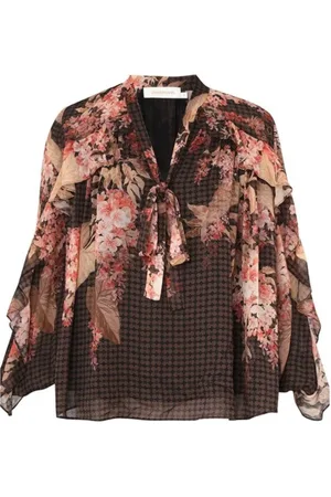 ZIMMERMANN Donna, Camicette , Marrone, XS, new