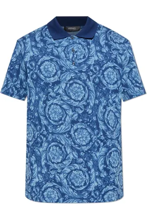 VERSACE Uomo, Top, Blu, XL, new