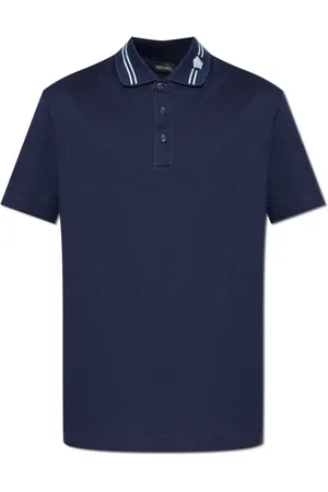 VERSACE Uomo, Top, Blu, S, new