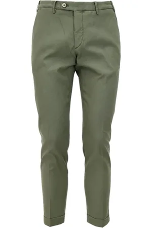 MICHAEL COAL Uomo, Pantaloni, Verde, W35, new