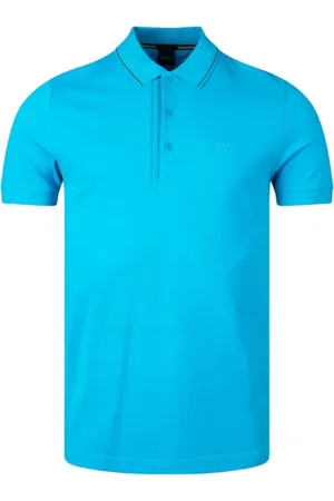HUGO BOSS Uomo, Top, Blu, M, new