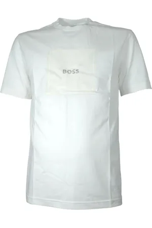 HUGO BOSS Uomo, Top, Bianco, L, new